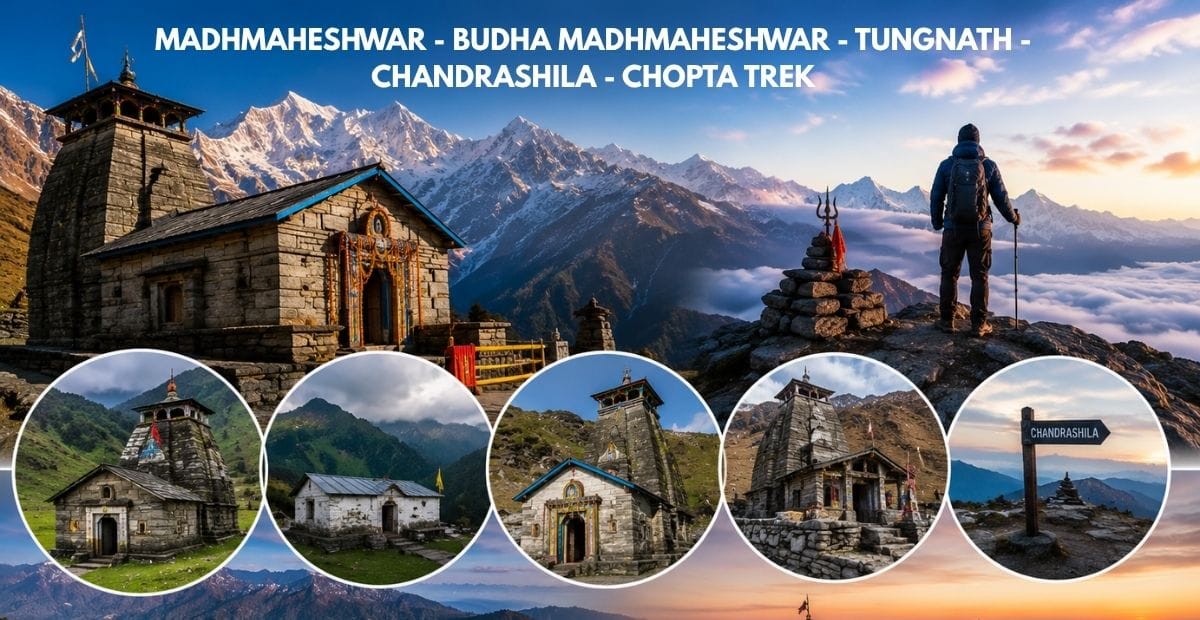 MADHMAHESHWAR - BUDHA MADHMAHESHWAR - TUNGNATH - CHANDRASHILA - CHOPTA TREK