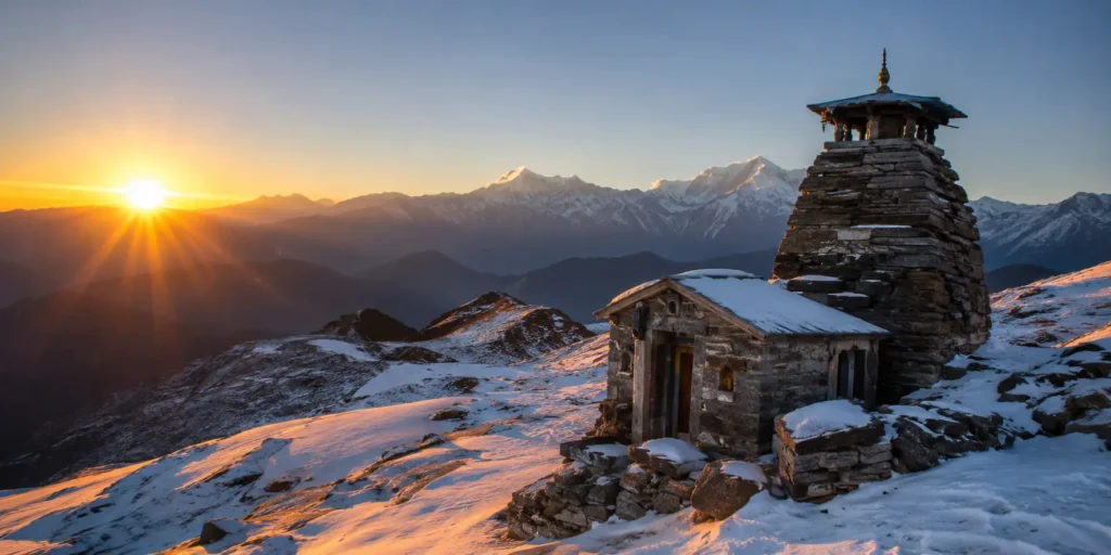 winter trek in Chopta Chandrashila Tungnath Trek