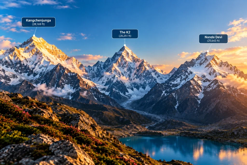 3 peaks