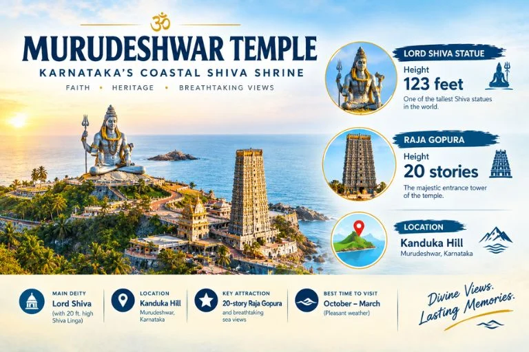 Murudeshwar Temple - Karnataka's Coastal Shiva Shrine