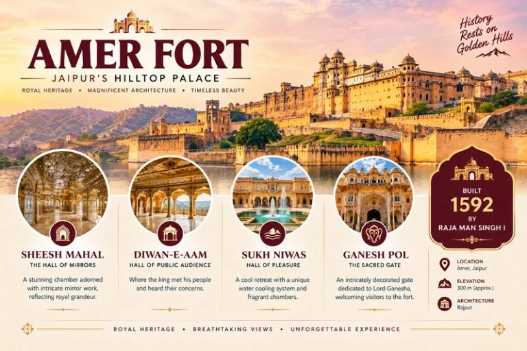 Amer Fort : Jaipur Hilltop Palace