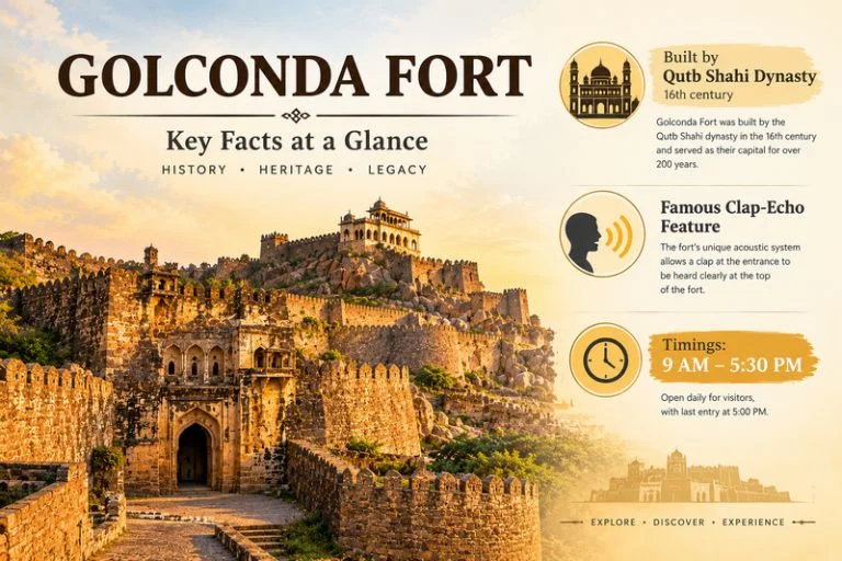Golconda Fort : Key Facts at a Glance