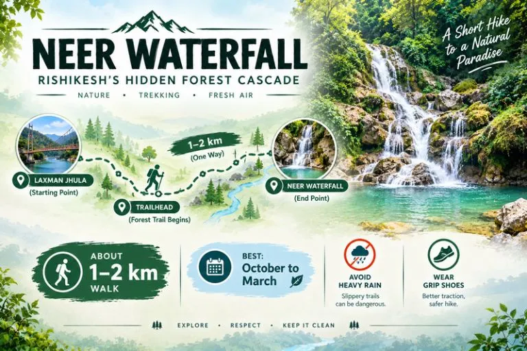 Neer Waterfall - Rishikesh's Hidden Forest Cascade